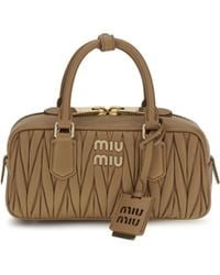 Miu Miu - Shoulder Bag Arcadie Leather Calf Handbags - Lyst