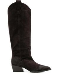 Poeve - Pointed-Toe Pull-On Boots - Lyst