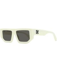 Off-White c/o Virgil Abloh - Rectangular Vancouver Sunglasses Oeri13F 0107 53Mm Plastic (Acetate) - Lyst