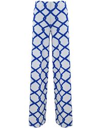 Liviana Conti - Pants With Mesh Design - Lyst