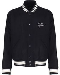 Golden Goose - Bomber Jacket With Embroidery - Lyst