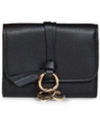 Chloé - Alphabet Small Trifold Wallet - Lyst