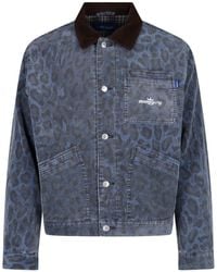 AWAKE NY - Leopard Print Work Jacket - Lyst