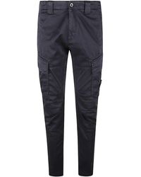 C.P. Company - Satin Stretch Cargo Pants - Lyst
