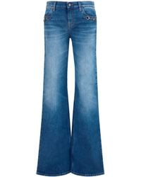 Gucci - Stretch Cotton Jeans With Horsebit - Lyst