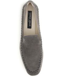 Giorgio Armani - Leather Loafers Calf Trainers - Lyst