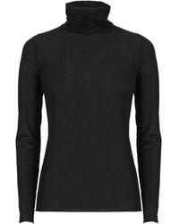 Dries Van Noten - Sheer Turtleneck Long-Sleeved T-Shirt - Lyst