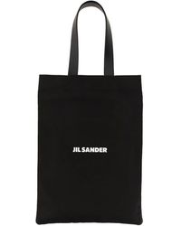 Jil Sander - Canvas Shopping Bag - Lyst