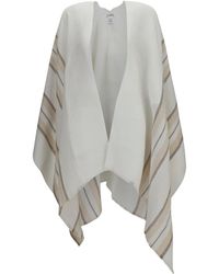 Brunello Cucinelli - Open Poncho - Lyst