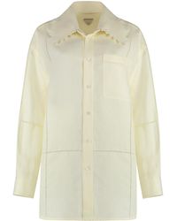 Bottega Veneta - Linen Shirt - Lyst