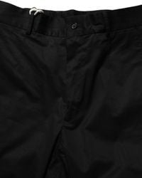 Dolce & Gabbana - Cotton Tapered Leg Dress Trouser Pants Elastane - Lyst