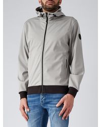Woolrich Pacific Jacket In Soft Shell in Black for Men | Lyst