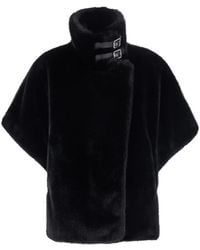 Pinko - High Collar Hood With Strap Closure - Lyst