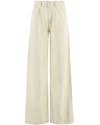 Mother - Pouty Prep Heel High-Rise Trousers - Lyst