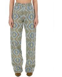 Etro - Jeans Con Stampa Paisley - Lyst