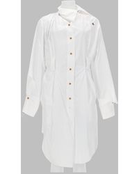 Vivienne Westwood - Shirt Dress Drunken Cotton - Lyst