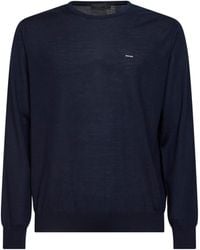 Prada - Crewneck Sweater Virgin Wool - Lyst