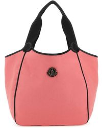 Moncler - Pink Canvas Nalani Shopping Bag - Lyst