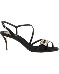 Roger Vivier - Flower Strass Heels - Lyst