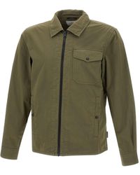 Woolrich - Gabardine Overshirt Cotton Jacket - Lyst