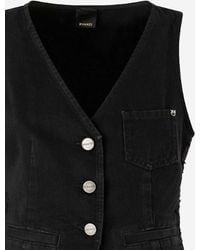 Pinko - Cotton Vest Waistcoats & Gilets - Lyst