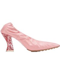 Bottega Veneta - Transparent Embellished 75Mm Heel Pumps - Lyst