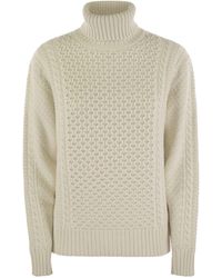 Fabiana Filippi - Turtleneck Jumper With Special Workmanship - Lyst