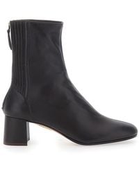 Aquazzura - Bootie Saint Honore 50 Suede Sheep Boot - Lyst
