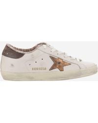 Golden Goose - Leather Sneakers Stardan Ovine Trainers - Lyst