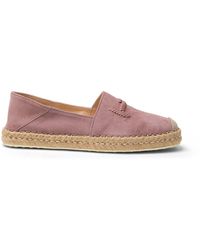 Tod's - Tods Suede Espadrilles Shoe - Lyst
