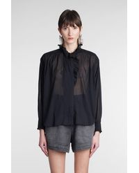 Isabel Marant - Relaxed Blouse With Volant - Lyst