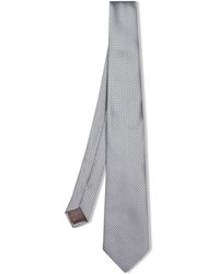 Canali - Geometric Micro Pattern Tie - Lyst
