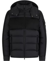 Moncler - Jacket With Hood Polyamide Padded & Down - Lyst
