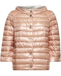 Herno - Ultralight Nylon Reversible Cape - Lyst