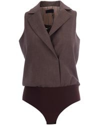 Liu Jo - Pepe Melange Body Gilet - Lyst