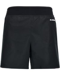 Jil Sander - Shorts With Printed Logo - Lyst