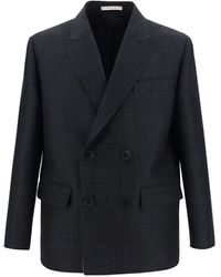 Valentino - Wool And Silk Jacket - Lyst