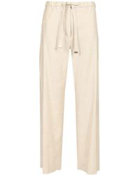 Max Mara - Linen Drawstring Trousers - Lyst
