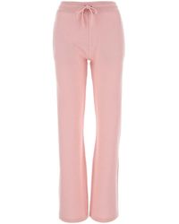 Versace - Wool Blend Flared Leg Pant - Lyst