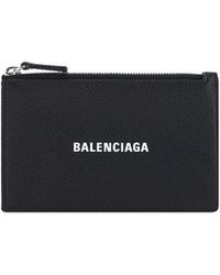 Balenciaga - Iconic Monogram Calfskin Card Holder - Lyst
