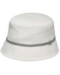 Brunello Cucinelli - Off Cotton Linen Hat - Lyst