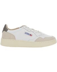 Autry - 'Medalist' Low Top Sneakers With Logo Patch On Tongue And Side And Logo Lettering On The Heel - Lyst