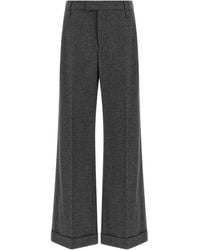 Brunello Cucinelli - Virgin Wool Casual Pants - Lyst