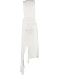 オールインワン・サロペット David Koma Crystal Claw Embr Detail Asymmetric Gown Crystal Claw Embroidered Detail Asymmetric Dress by David