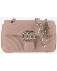 Gucci - Shoulder Bag Gg Marmont Small Leather Nappa Hand - Lyst