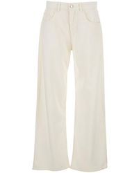 ICON DENIM - Jeans With Five-Pocket Design And Logo Patch On The Rear - Lyst