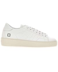 Date - Levante Leather Sneakers - Lyst