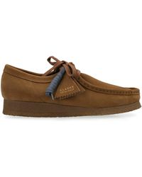 Clarks - Wallabee Suede Lace-Up Shoes - Lyst