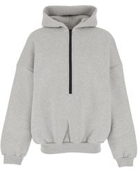 Fear Of God - Sweatshirt With Hood And Dropped Shoulders - Lyst