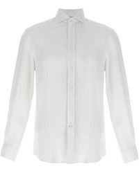 Brunello Cucinelli - Linen Blouse - Lyst